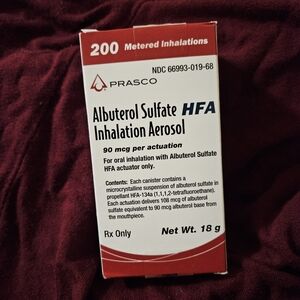 Inhaler Albuteral Sealed In Box NEW